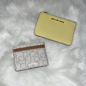 Michael Kors and Calvin Klein wallet